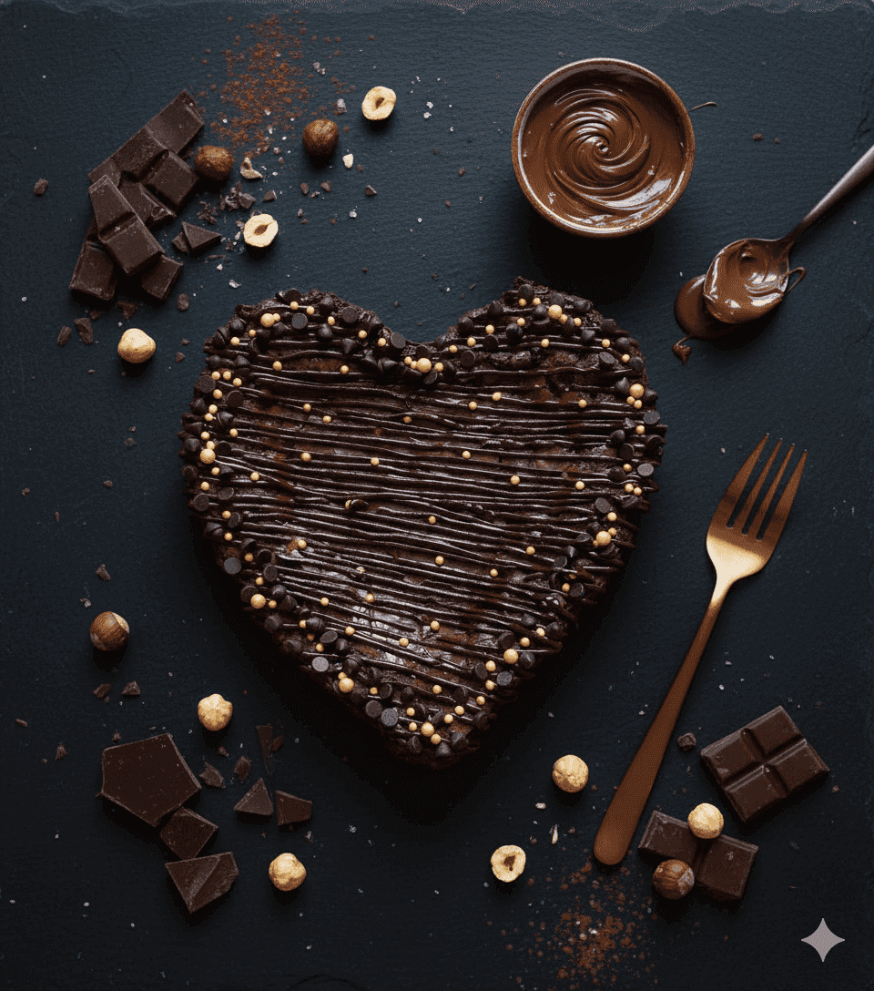 Nutella Brownie Cake