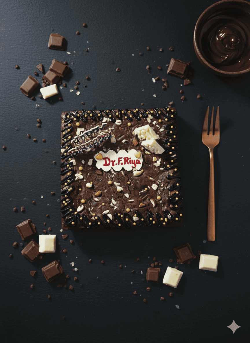 Triple Chocolate Brownie Cake